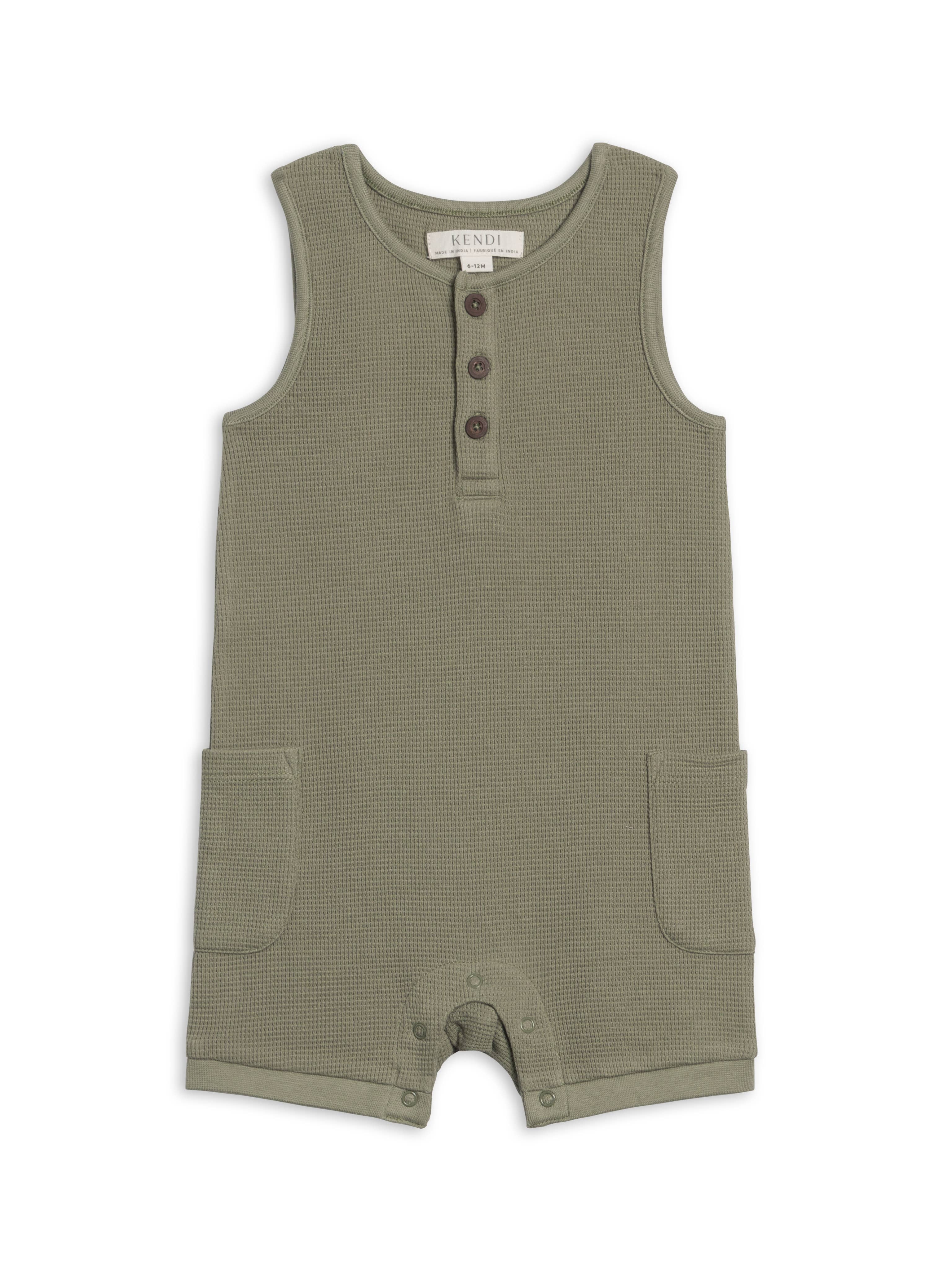 Percy Waffle Romper