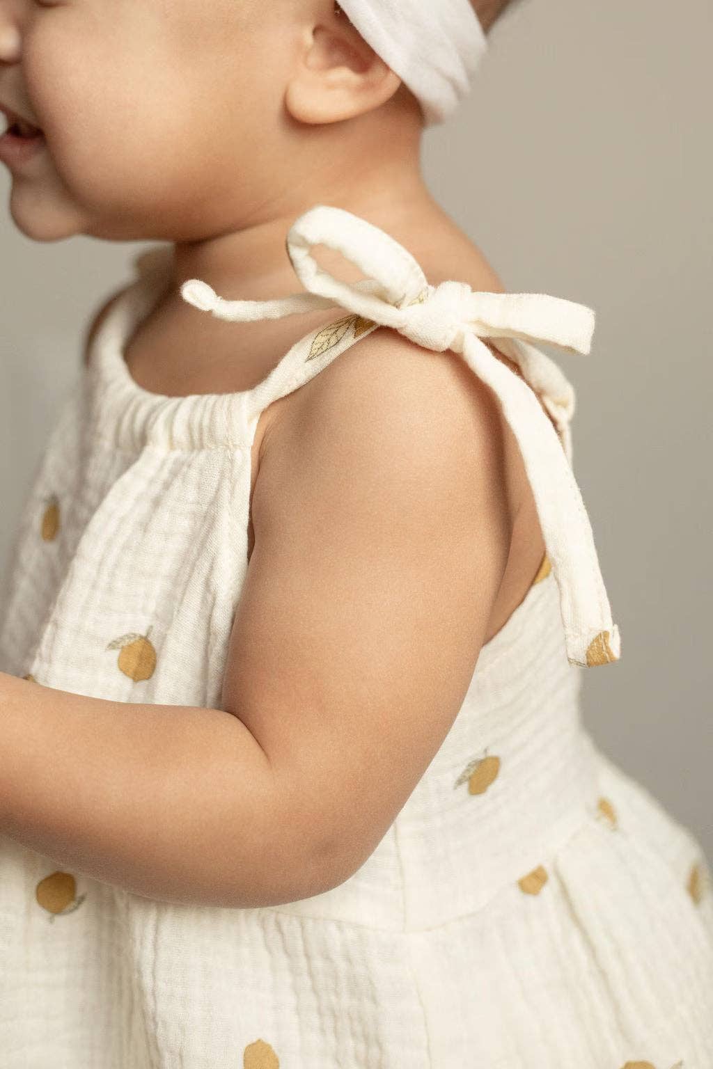 Lemon Flutter Dress