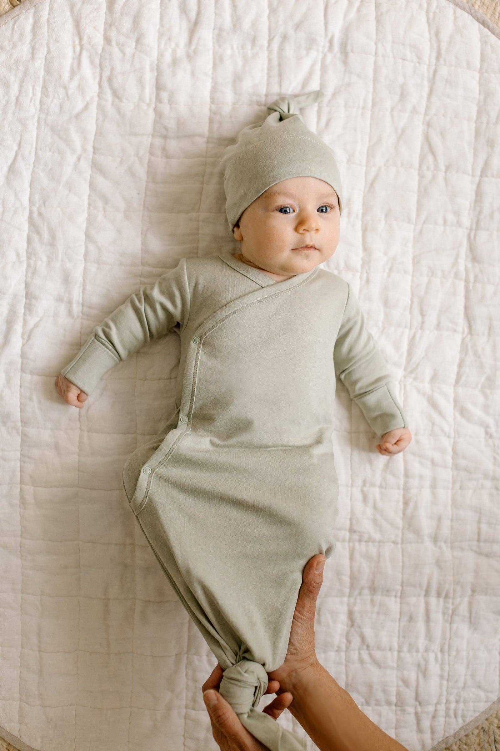 Indy Kimono Gown: Mist
