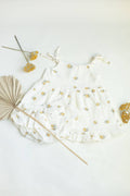 Lemon Flutter Dress