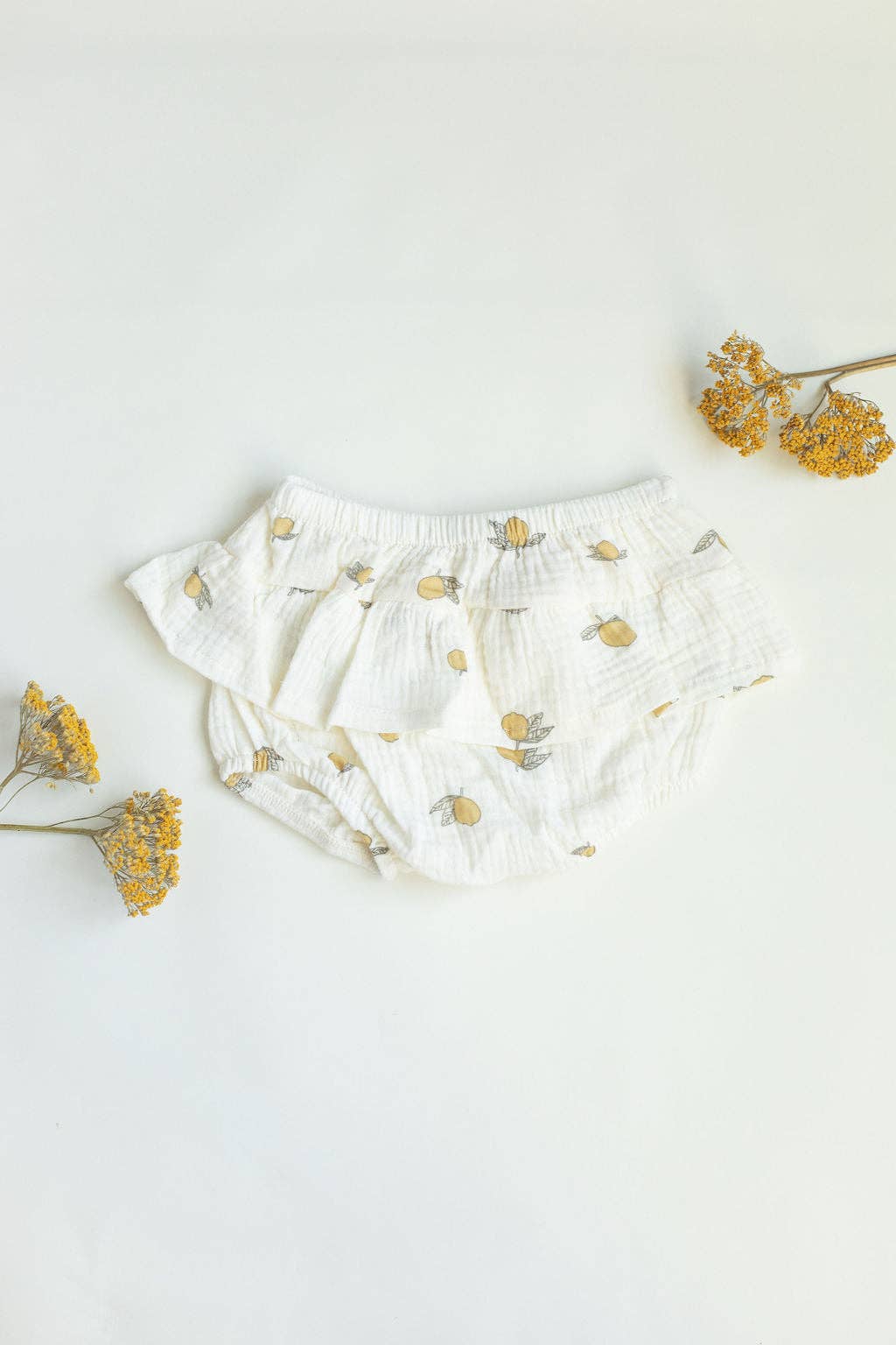 Lemon Flutter Dress