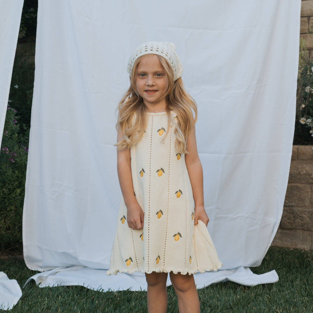 Lemon Knit Dress