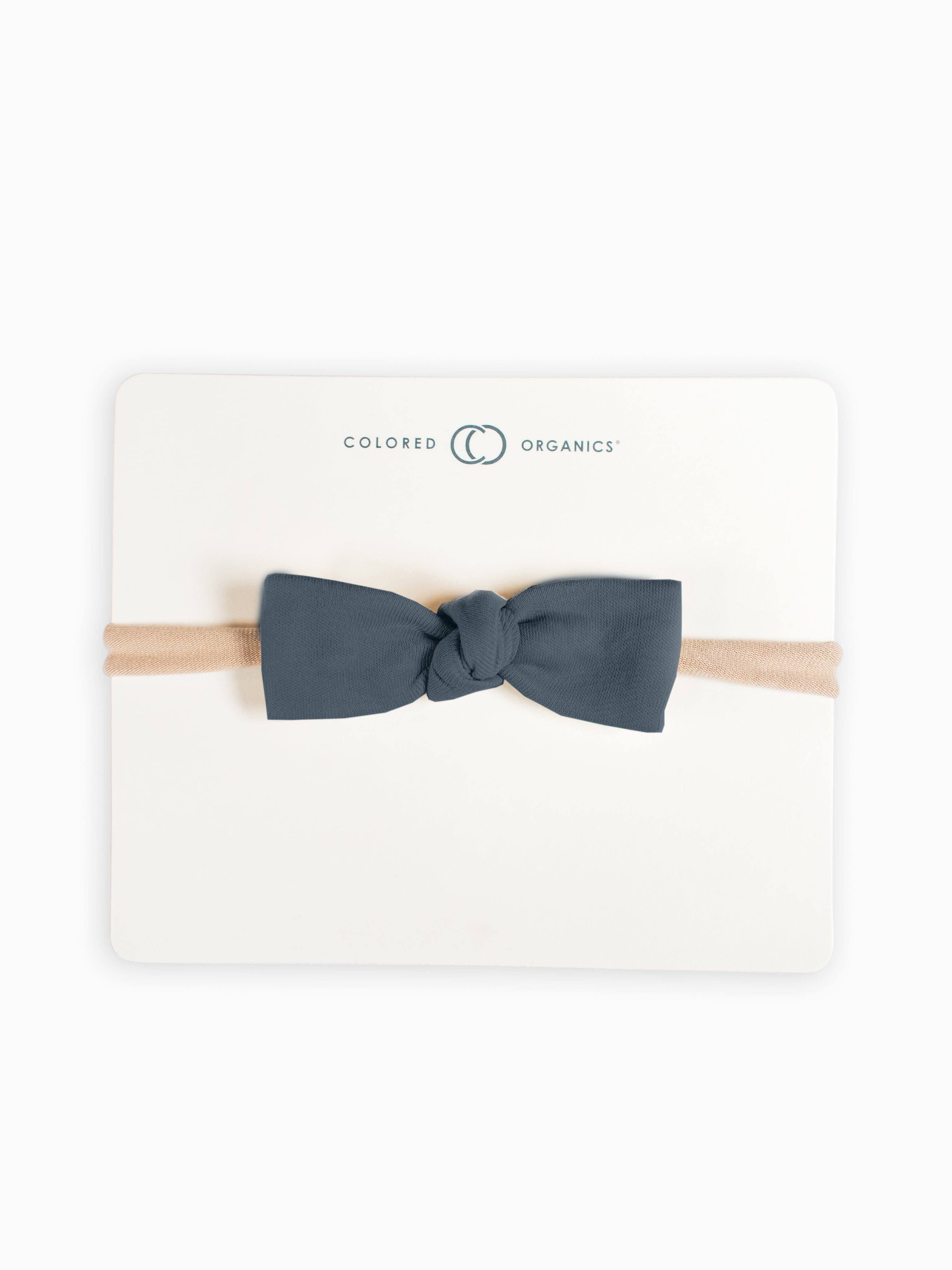 Cotton Dainty Bow: Harbor