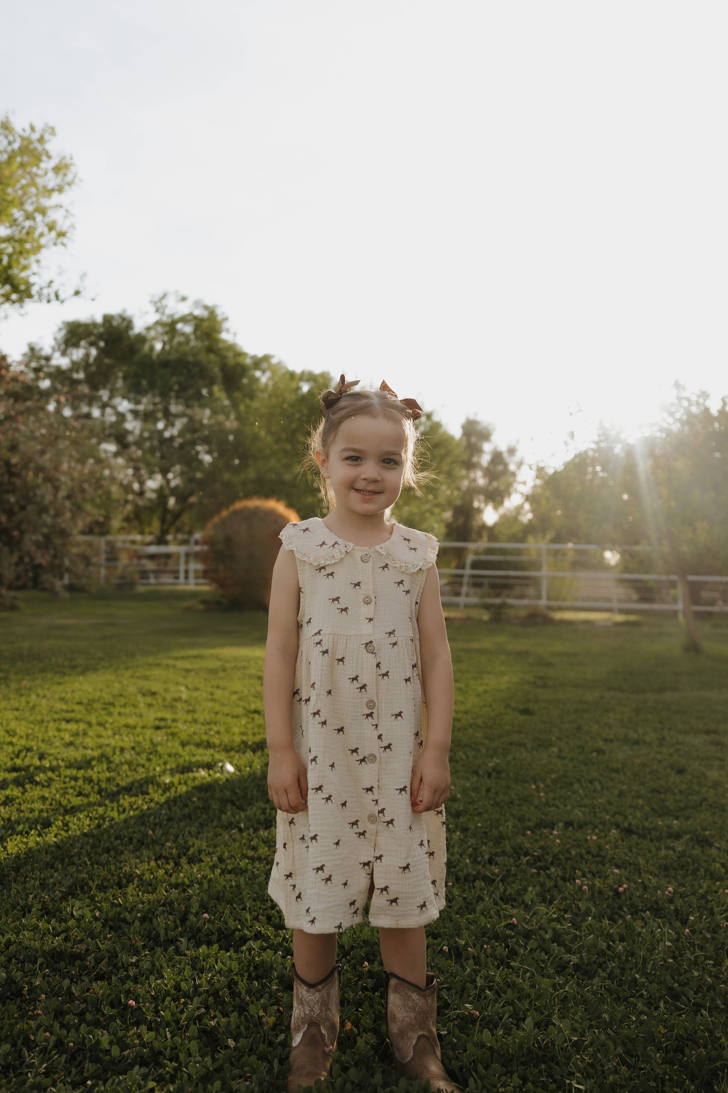 Wild Horses Muslin Dress