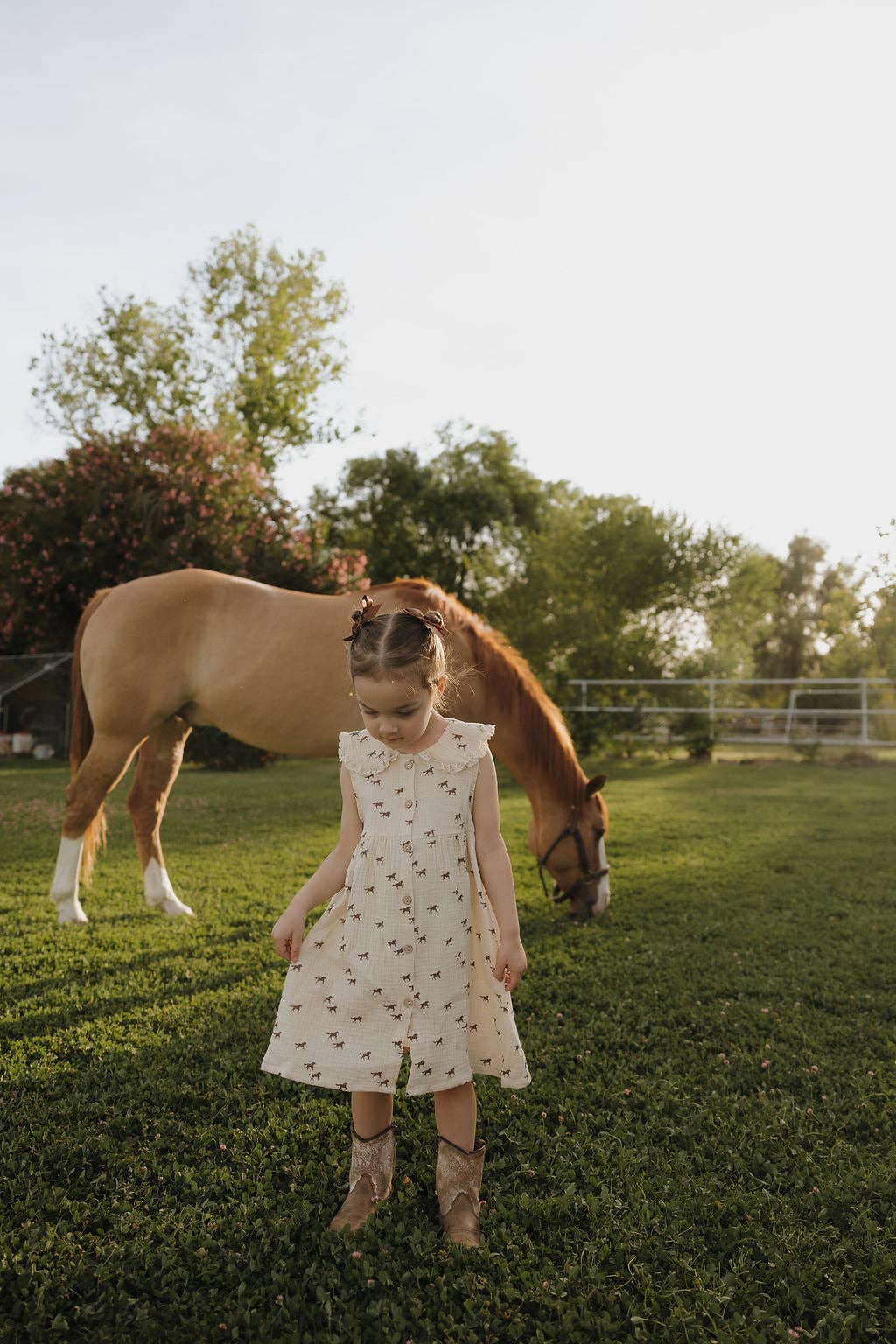 Wild Horses Muslin Dress