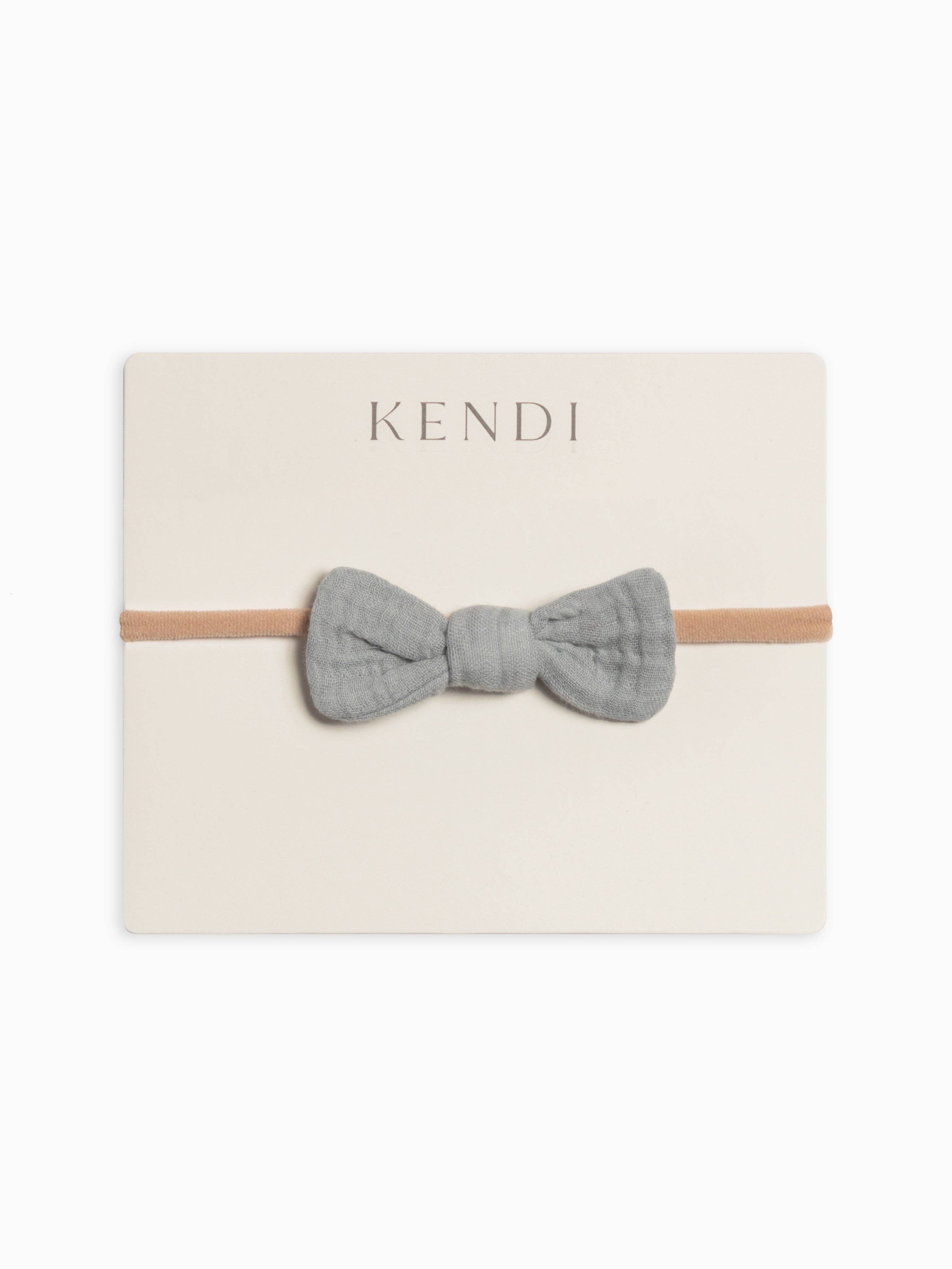 Muslin Dainty Bow: Mist
