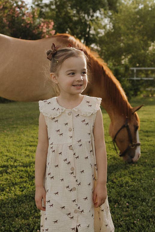 Wild Horses Muslin Dress