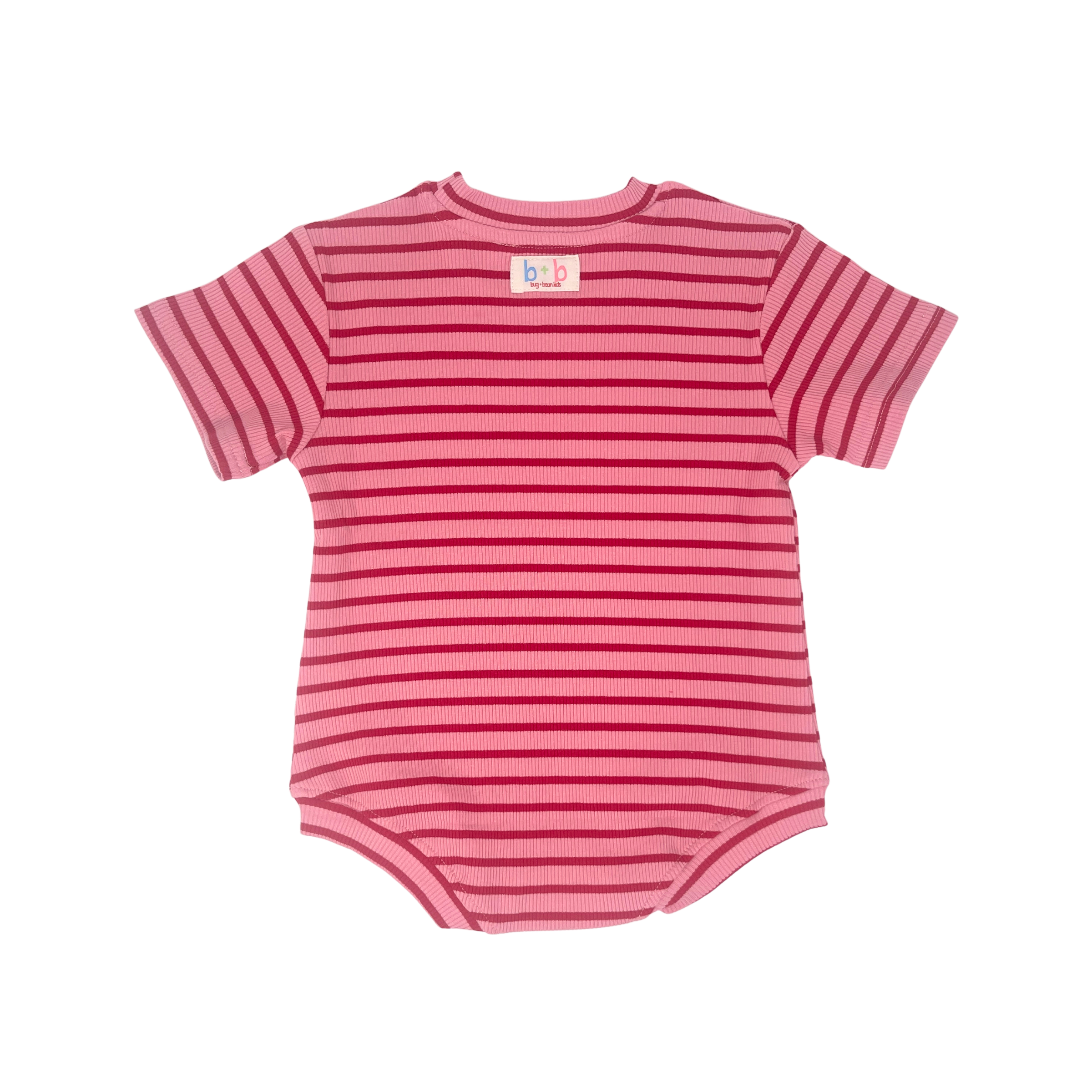 Ziggy Bubble Romper: Strawberry